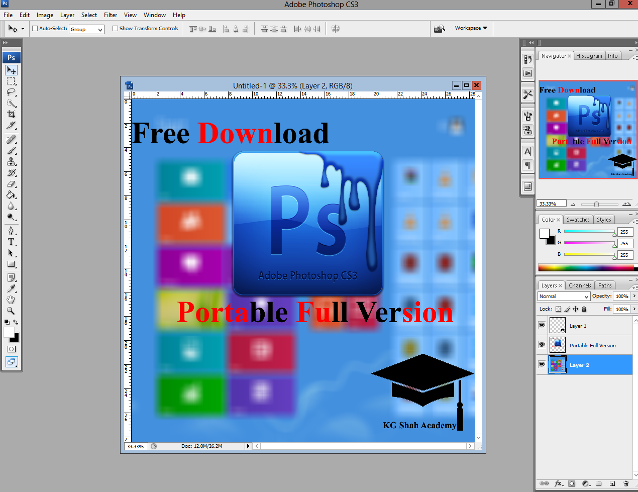 photoshop cs3 portable free download for mac